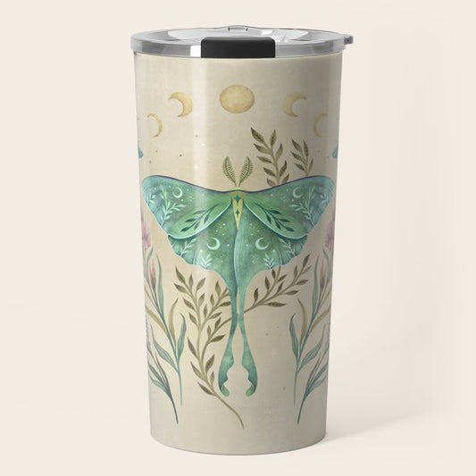 Luna and Forester - Oriental Vintage Travel Mug Gallery Image 1
