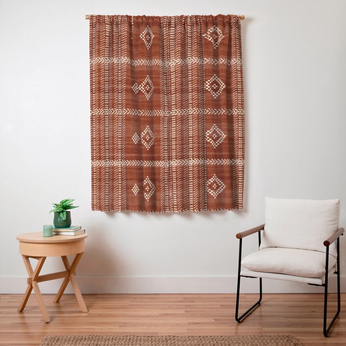 Musa in Rust Window Curtain Gallery Image 7