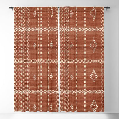 Musa in Rust Window Curtain Gallery Image 5