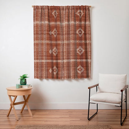 Musa in Rust Window Curtain Gallery Image 3