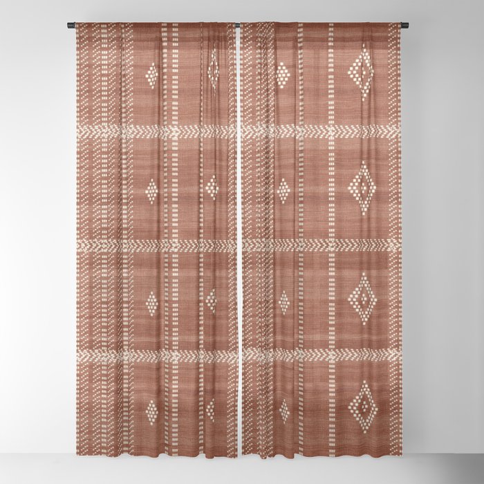 Musa in Rust Window Curtain Gallery Image 22