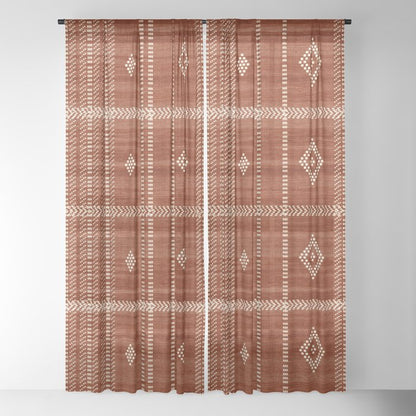 Musa in Rust Window Curtain Gallery Image 22
