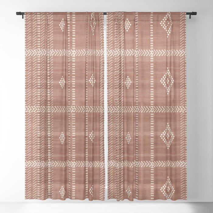 Musa in Rust Window Curtain Gallery Image 17
