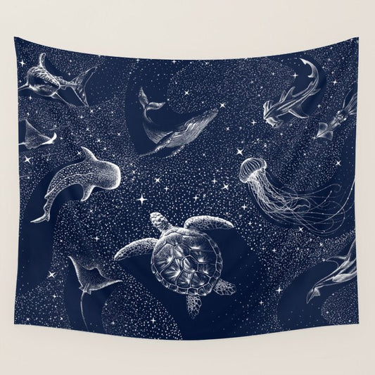 Cosmic Ocean Wall Tapestry Gallery Image 1