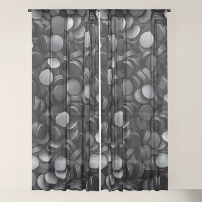 Hockey pucks Window Curtain Gallery Image 22