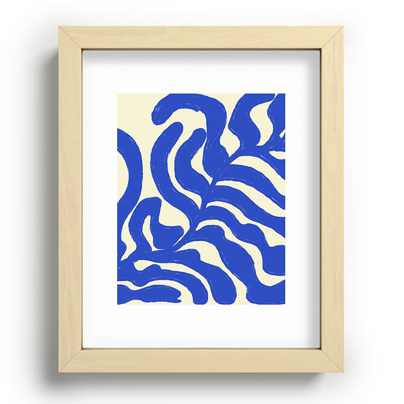 matisse blue leaves Framed Art Print Gallery Image 96