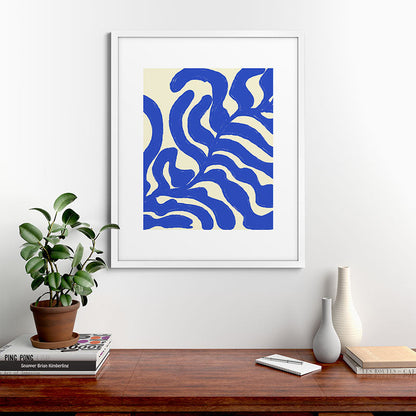 matisse blue leaves Framed Art Print Gallery Image 76