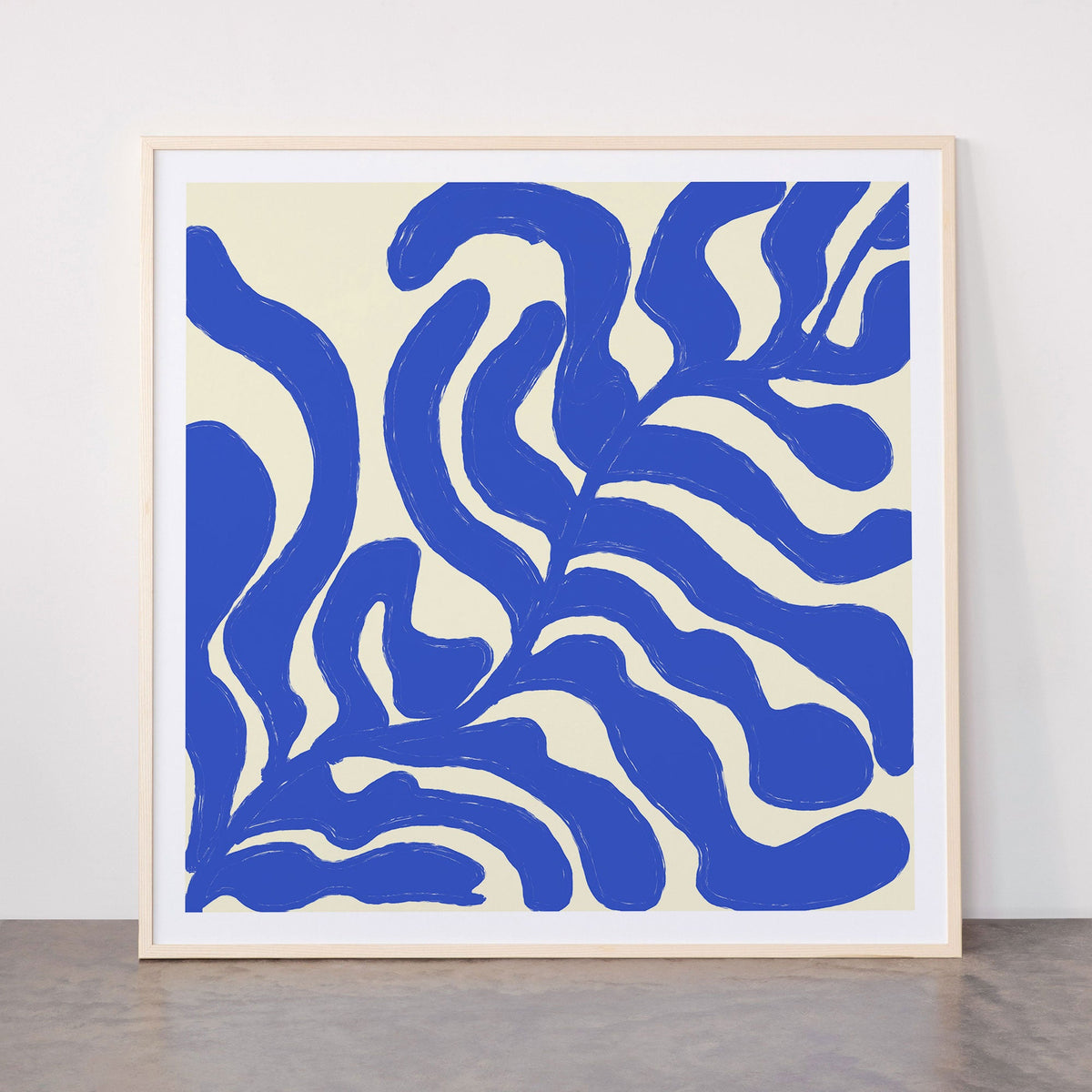 matisse blue leaves Framed Art Print Gallery Image 33