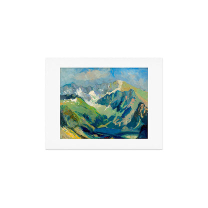 Mountain Landscape Oil Painting Art Print Gallery Image 3
