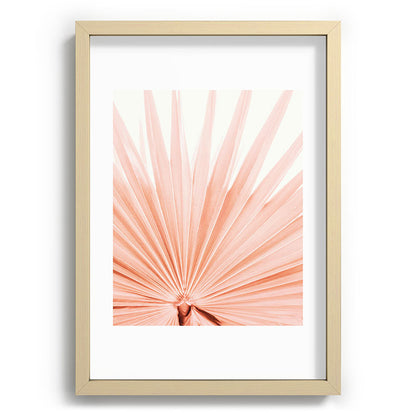 Blush Pink Fan Palm Framed Art Print Gallery Image 71