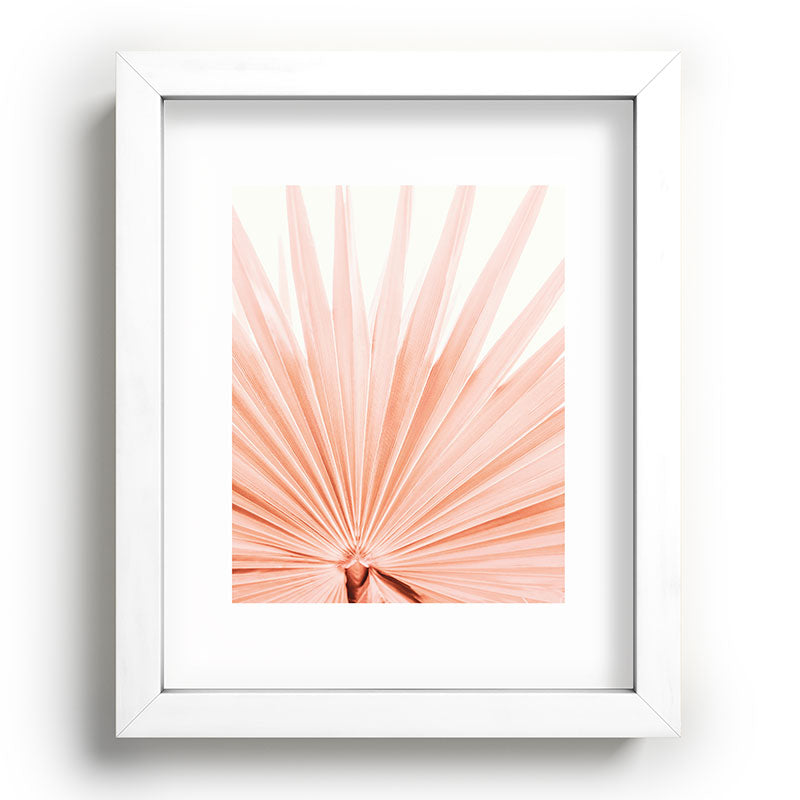 Blush Pink Fan Palm Framed Art Print Gallery Image 75