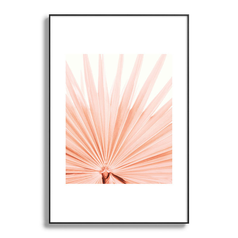 Blush Pink Fan Palm Framed Art Print Gallery Image 86