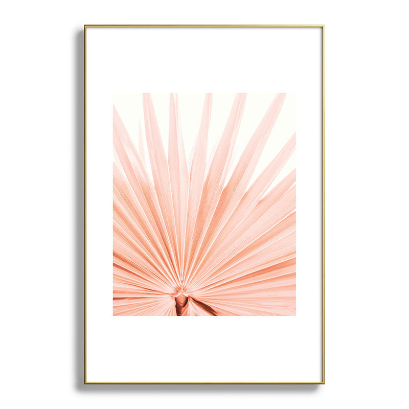 Blush Pink Fan Palm Framed Art Print Gallery Image 94