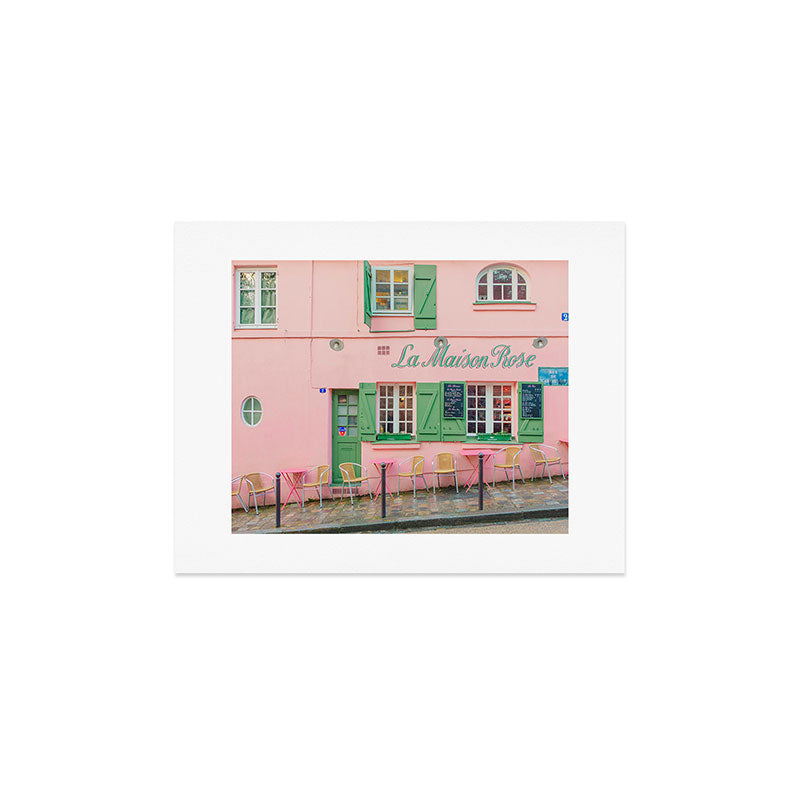 La Maison Rose Cafe in Paris Art Print Gallery Image 3