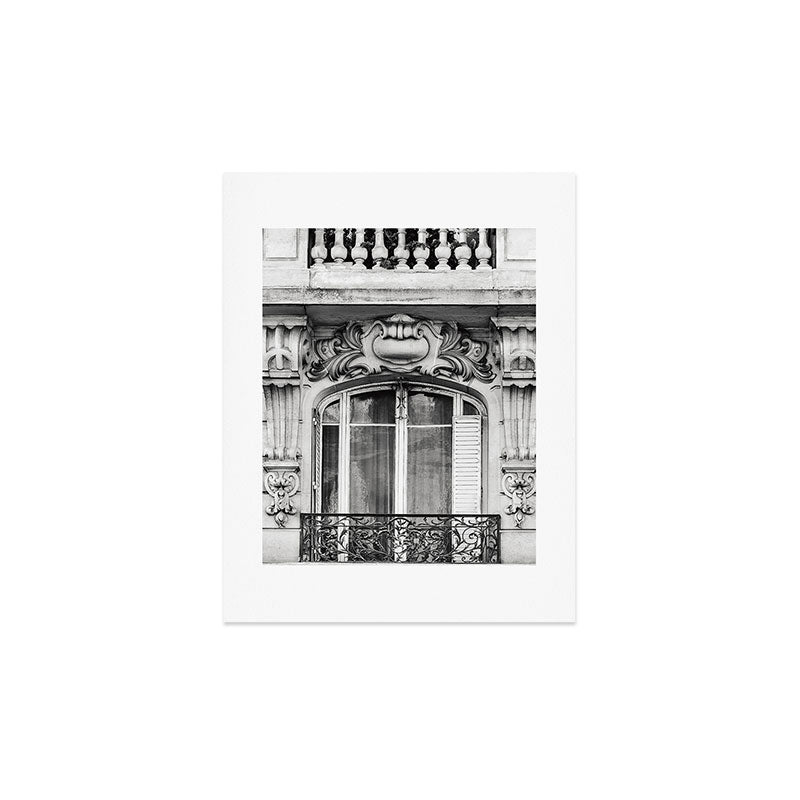 Paris Chic - Black and White Photography Art Print Gallery Image 3
