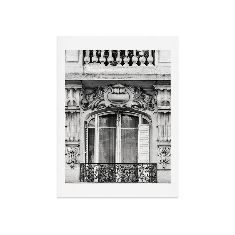 Paris Chic - Black and White Photography Art Print Gallery Image 7
