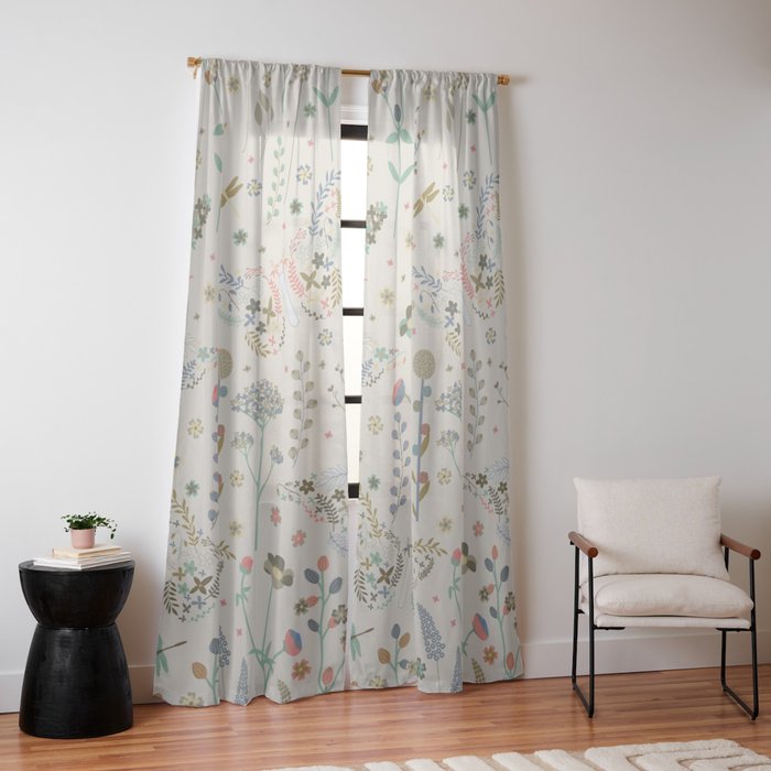 Wildflower Meadow Window Curtain Gallery Image 10