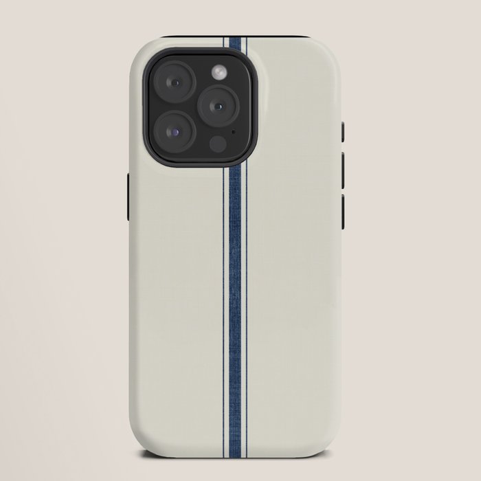 Farmhouse Stripe in Navy Blue iPhone Case Gallery Image 11