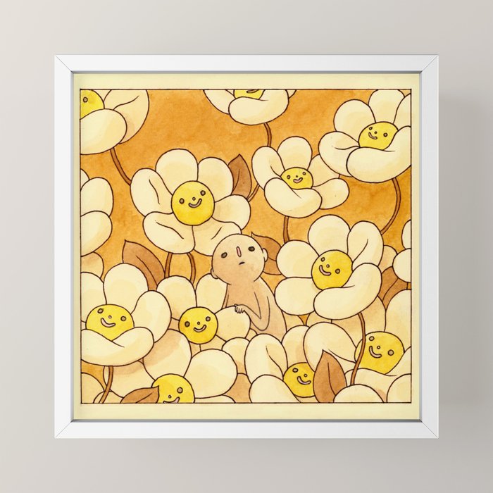 Watercolor Test (Yellow) Mini Art Print Gallery Image 4