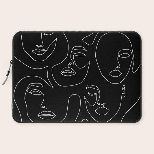 Faces in Dark Laptop Sleeve Gallery Image 2