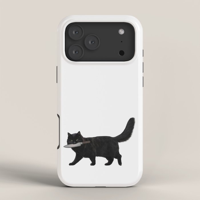 Knife Cat iPhone Case Gallery Image 4