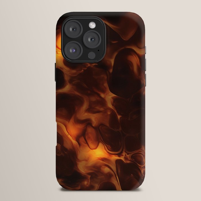 Dark Coffee Tortoiseshell Turtle Pattern iPhone Case Gallery Image 16