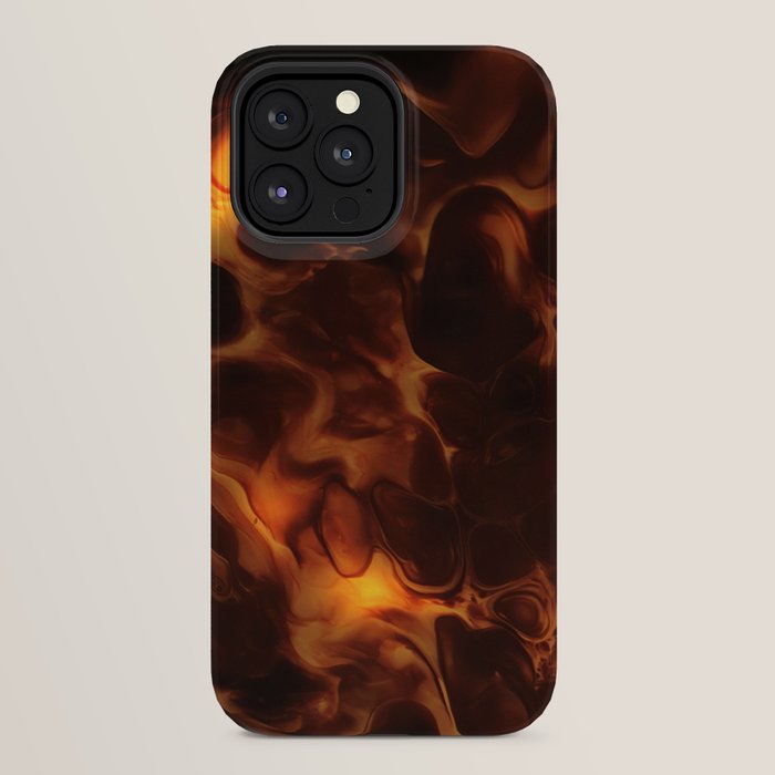 Dark Coffee Tortoiseshell Turtle Pattern iPhone Case Gallery Image 32