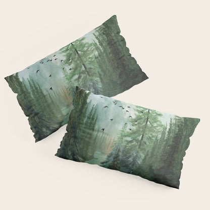 Mountain Morning 2 Pillow Sham Gallery Image 4