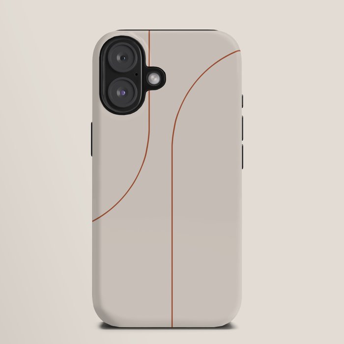 Modern Minimal Line Abstract XXVI iPhone Case Gallery Image 9