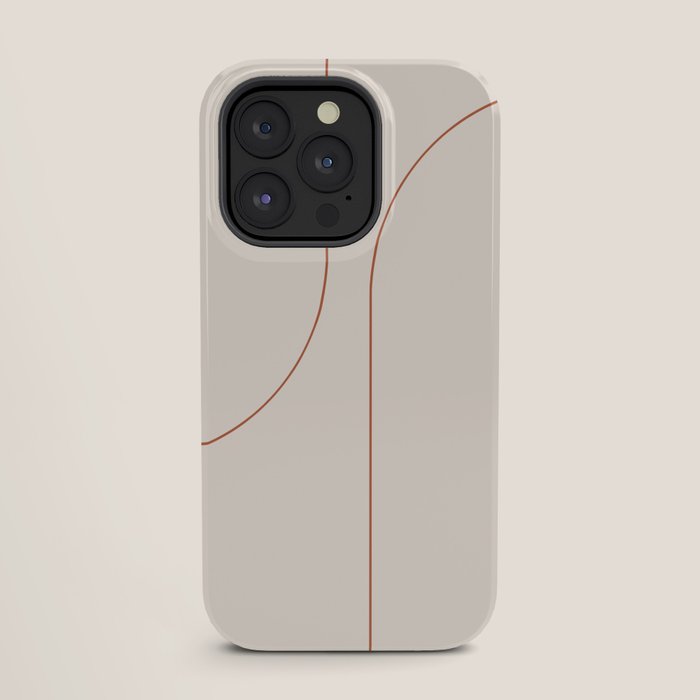 Modern Minimal Line Abstract XXVI iPhone Case Gallery Image 27