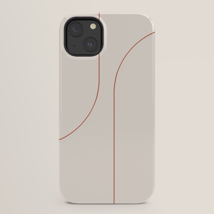 Modern Minimal Line Abstract XXVI iPhone Case Gallery Image 22