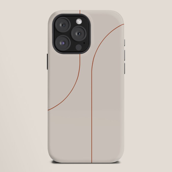 Modern Minimal Line Abstract XXVI iPhone Case Gallery Image 12