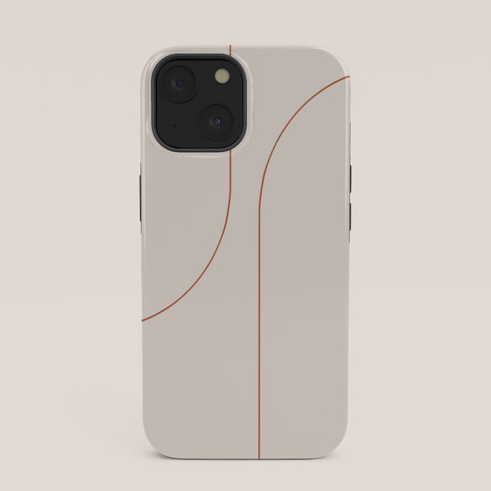 Modern Minimal Line Abstract XXVI iPhone Case Gallery Image 33