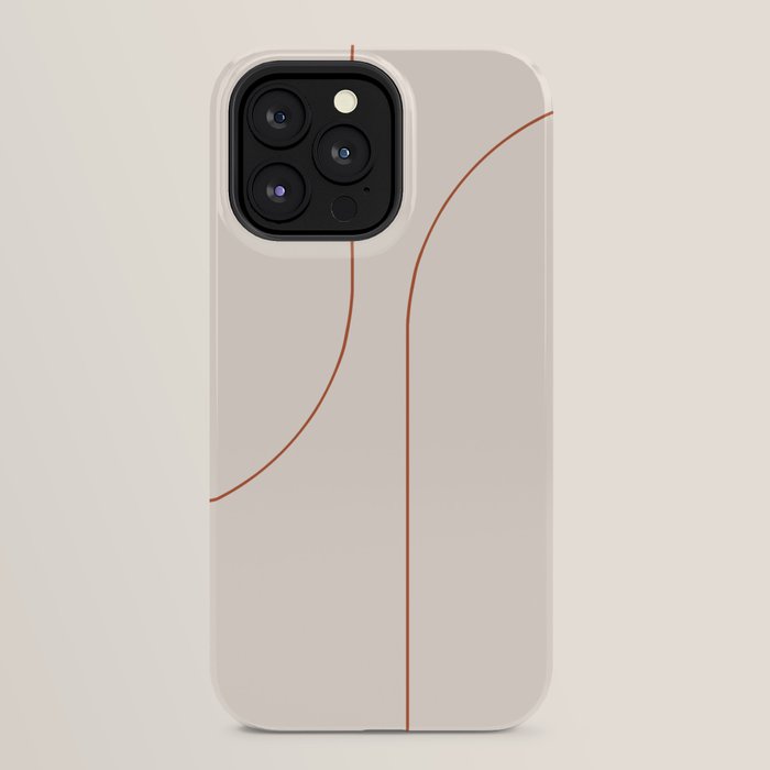 Modern Minimal Line Abstract XXVI iPhone Case Gallery Image 32