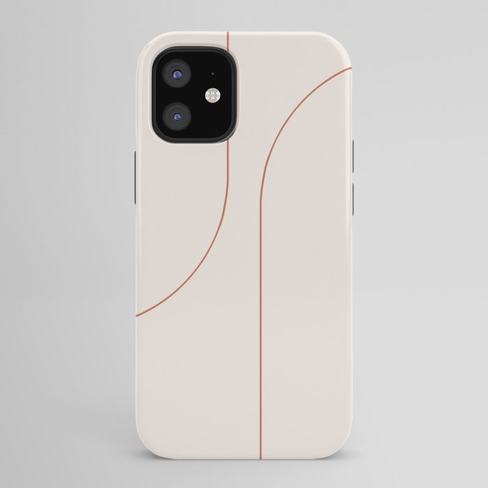 Modern Minimal Line Abstract XXVI iPhone Case Gallery Image 42