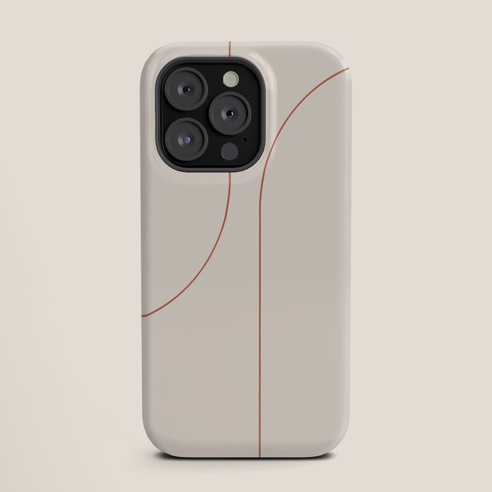 Modern Minimal Line Abstract XXVI iPhone Case Gallery Image 19
