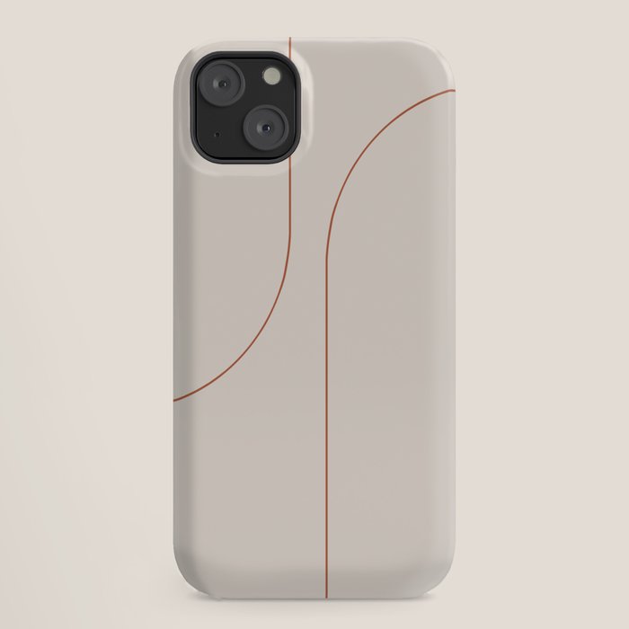Modern Minimal Line Abstract XXVI iPhone Case Gallery Image 18