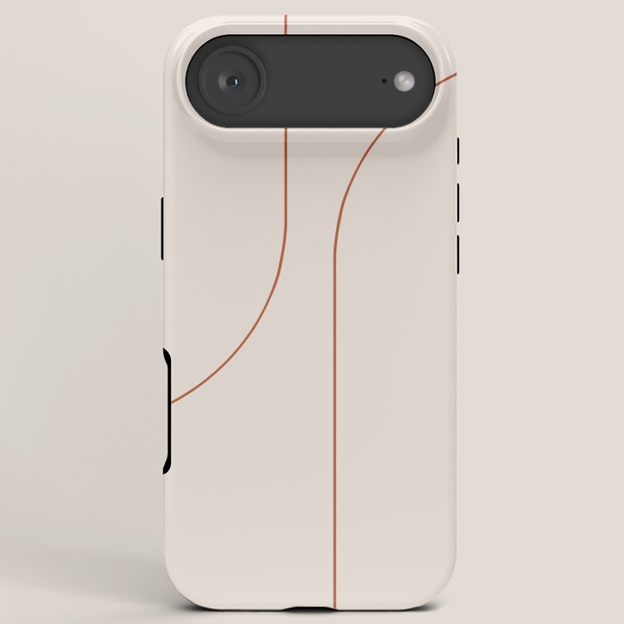 Modern Minimal Line Abstract XXVI iPhone Case Gallery Image 6