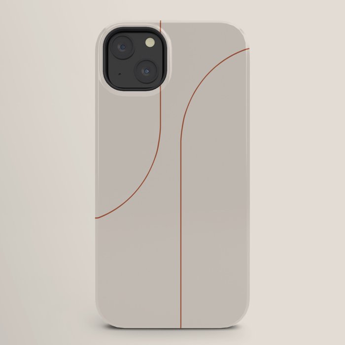 Modern Minimal Line Abstract XXVI iPhone Case Gallery Image 26