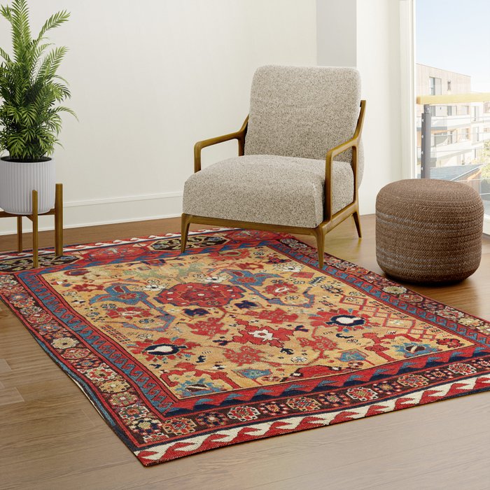 Sauj Bulag Azerbaijan Northwest Persian Rug Print Rug Gallery Image 3
