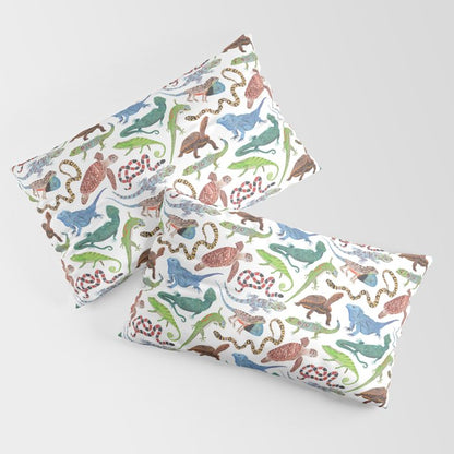 Endangered Reptiles Around the World Pillow Sham Gallery Image 2