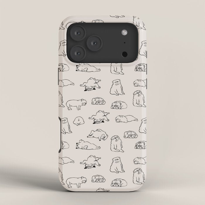 More Sleep English Bulldog iPhone Case Gallery Image 4