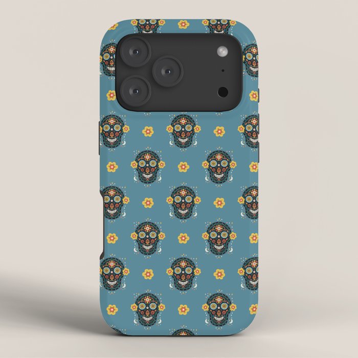 Happy Haunting | Day of Dead Skull iPhone Case Gallery Image 3