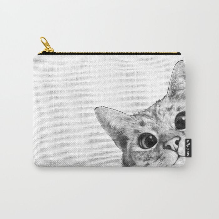 sneaky cat Carry All Pouch Gallery Image 1