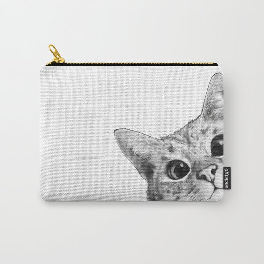 sneaky cat Carry All Pouch Gallery Image 1