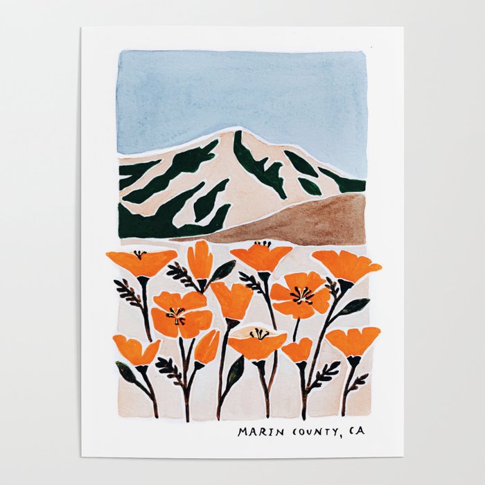 Marin County Print Poster Gallery Image 4