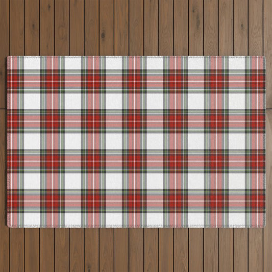 Christmas Tartan Plaid Outdoor Rug Gallery Image 2