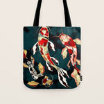 Metallic Koi Tote Bag Gallery Image 1