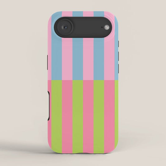 Vibrant color block pattern iPhone Case Gallery Image 2