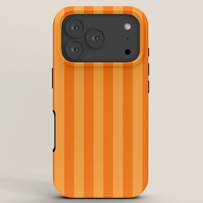 Orange Stripes Vertical Stripe Pattern iPhone Case Gallery Image 7